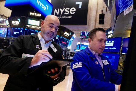 Stock market today: Dow drops 440 points as Amazon slides